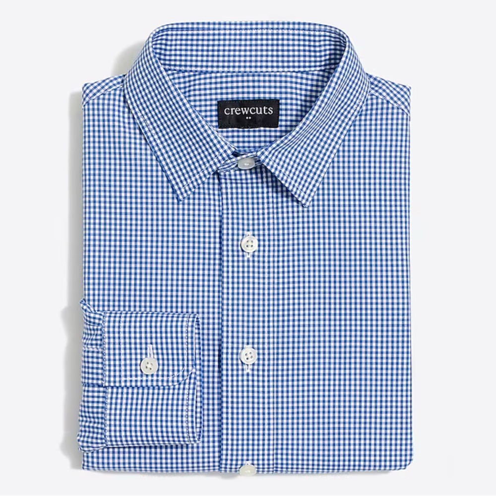 Crewcuts Boys' long-sleeve flex Thompson patterned shirt - Size 10